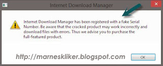 Tips Mengatasi IDM “Fake Serial Number” 100% Work