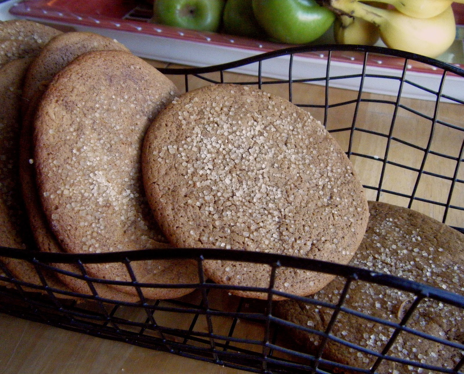 west side baker Baked Sunday Morning Ginger Rum Molasses Cookies/ Joe