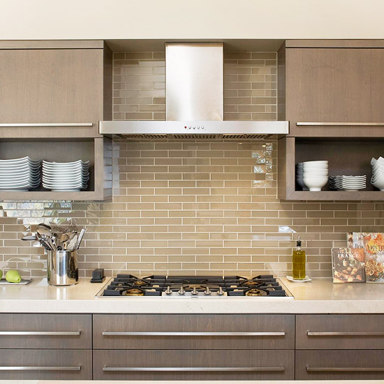 New Home Interior Design: Kitchen Backsplash Ideas: Tile 