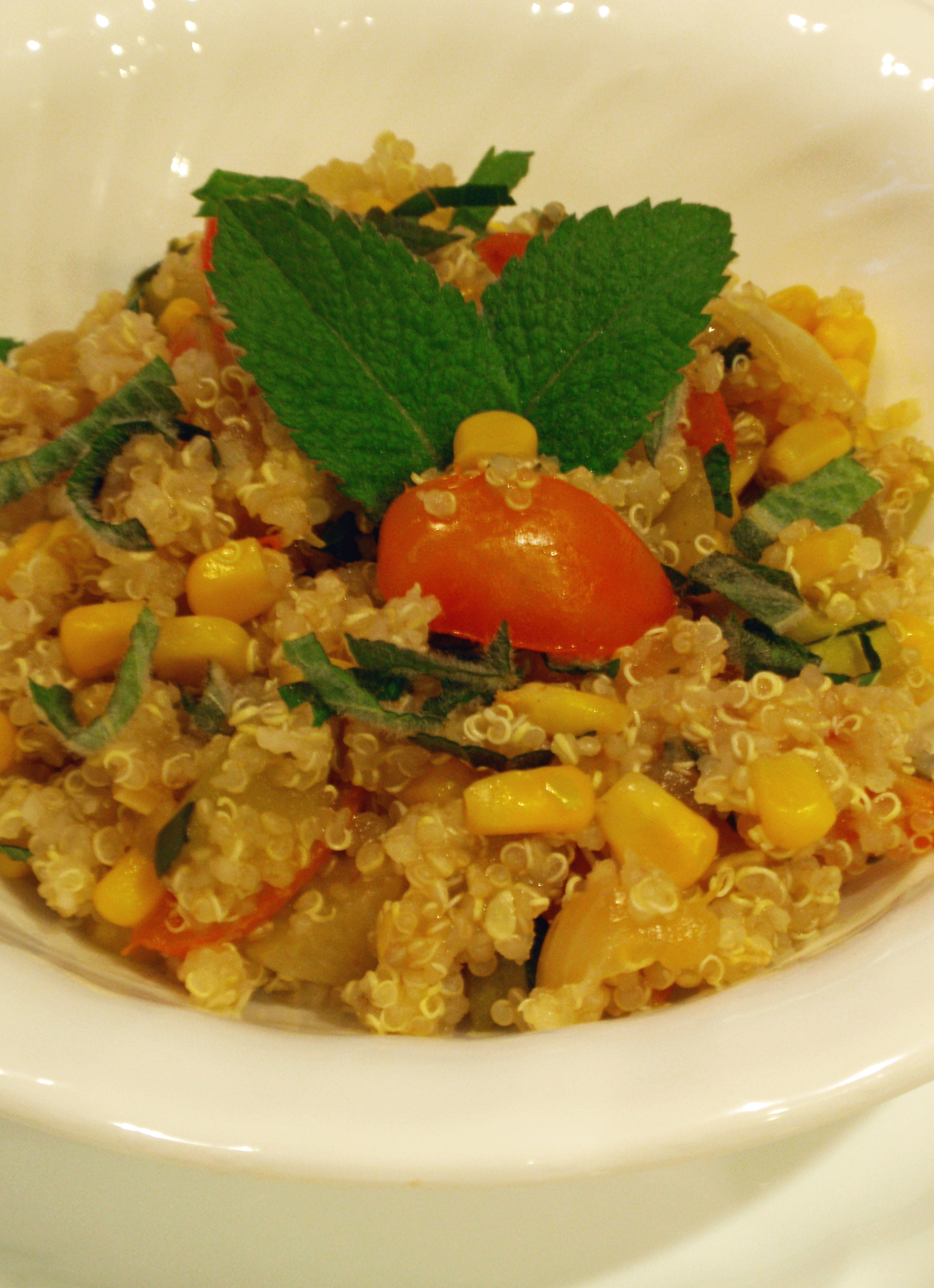 My Great Challenge Quinoa with sauteed vegetables