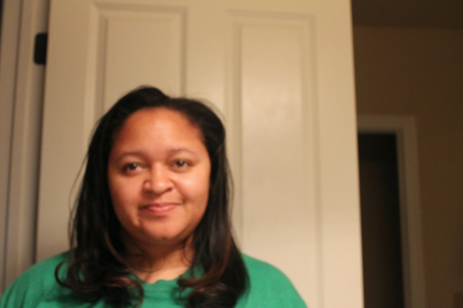 Flat Ironing My Hair