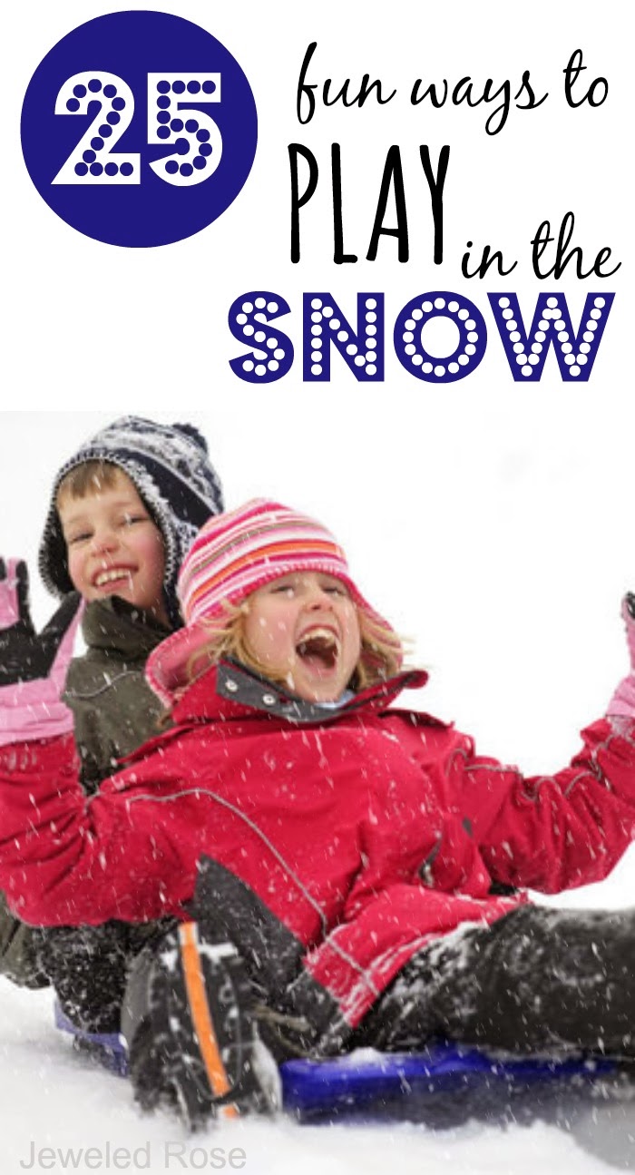 Ways to Play in the Snow Growing A Jeweled Rose