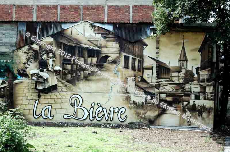 Peinture murale en trompe l'oeil