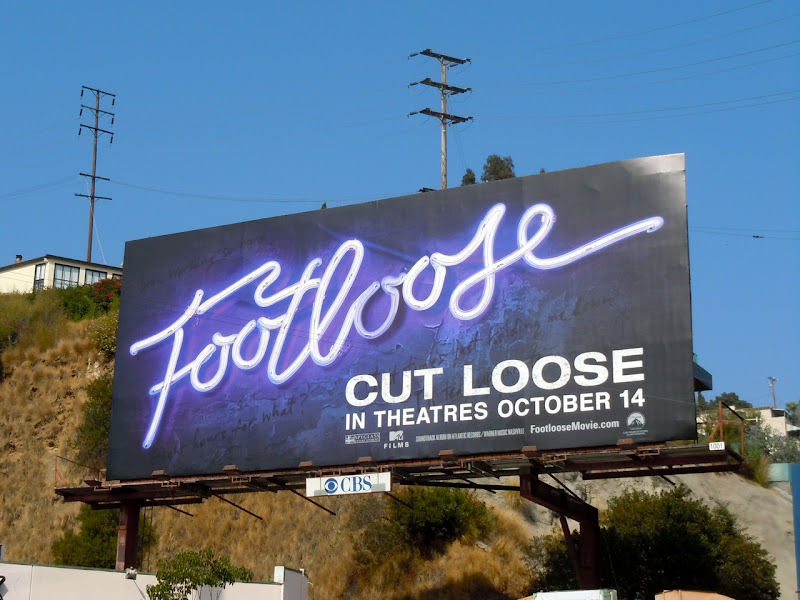 Footloose logo billboard