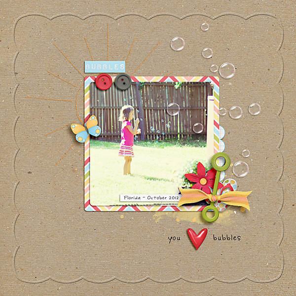 Digital Embossing Tutorial / Scrapping with Liz