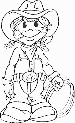 Cowboy Coloring Pages