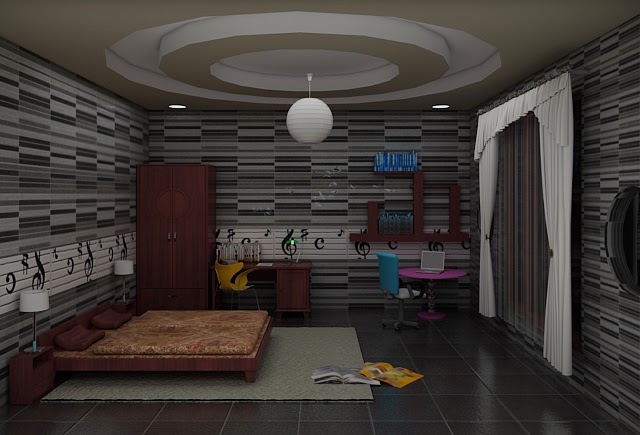 Ruang Kamar Tidur ~ Jasa Desain Rumah Musi Banyuasin