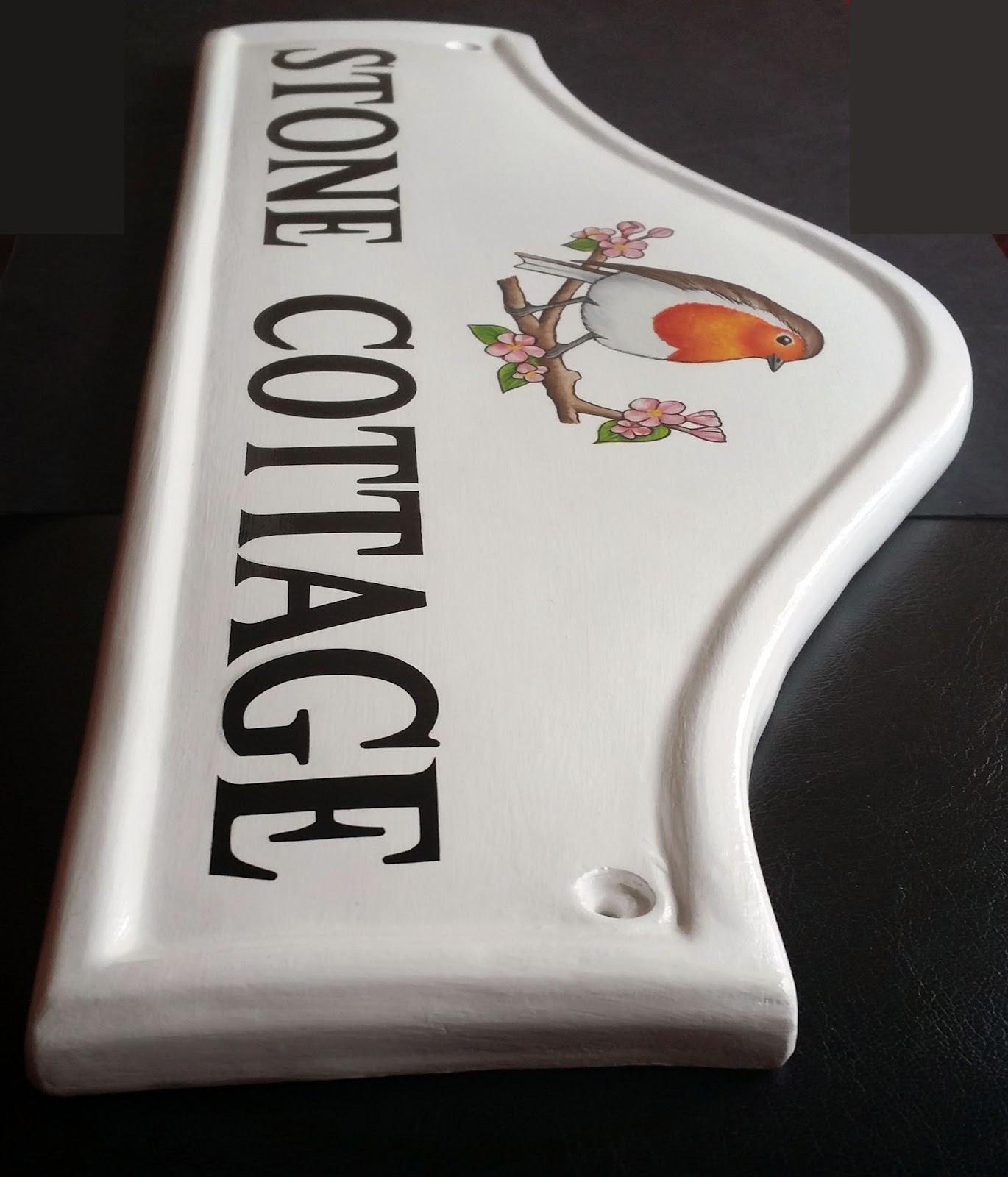 Hand Painted House Signs by Ceramic Art Traditional style hand painted