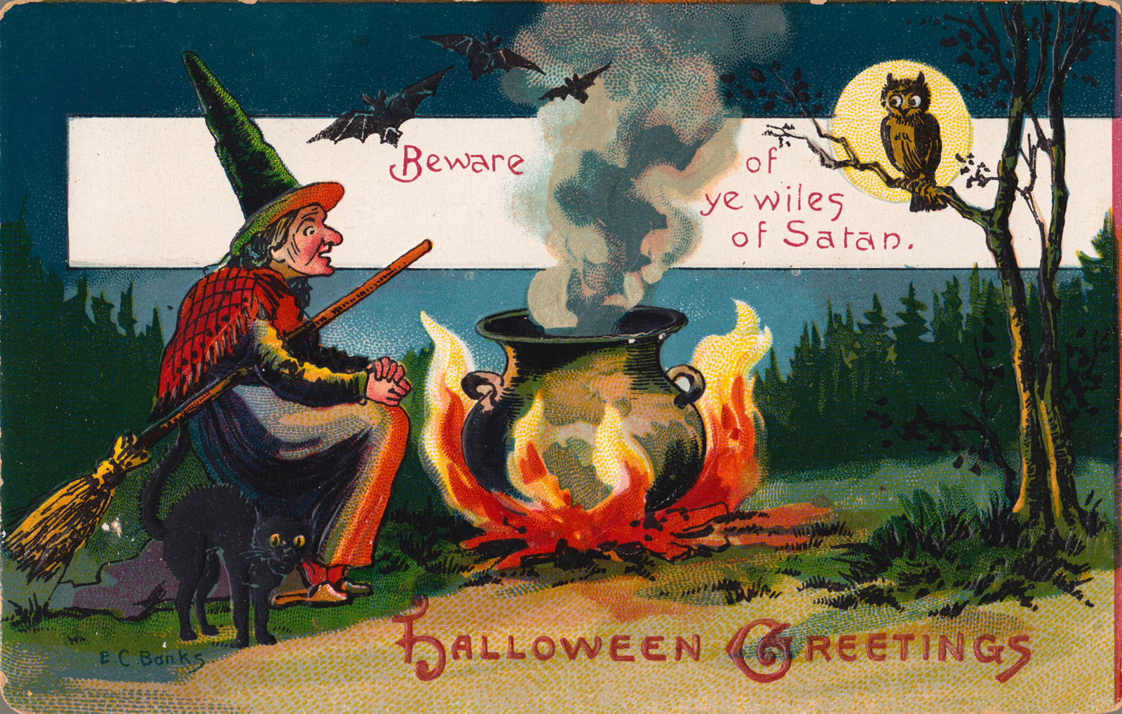 Free vintage clip art images: Vintage Halloween Greeting Cards - Vintage Halloween Free vintage clip art images: Vintage Halloween Greeting Cards - Vintage Halloween