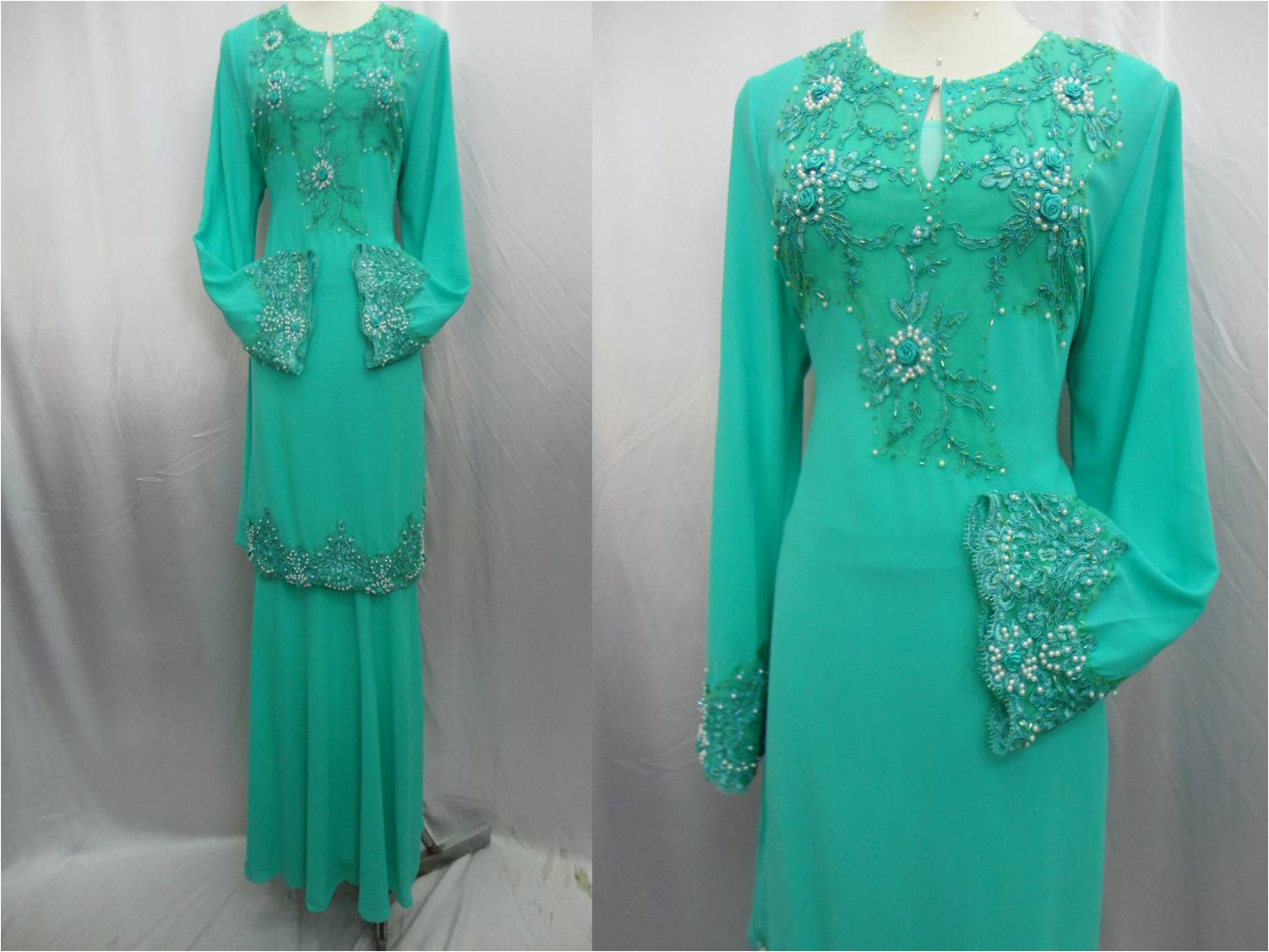 BAJU KURUNG MODEN FESYEN TERKINI AIDILFITRI