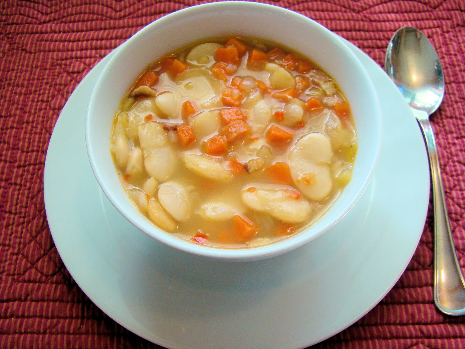 Savoir Faire Hearty Giant Lima Bean Soup with Bacon