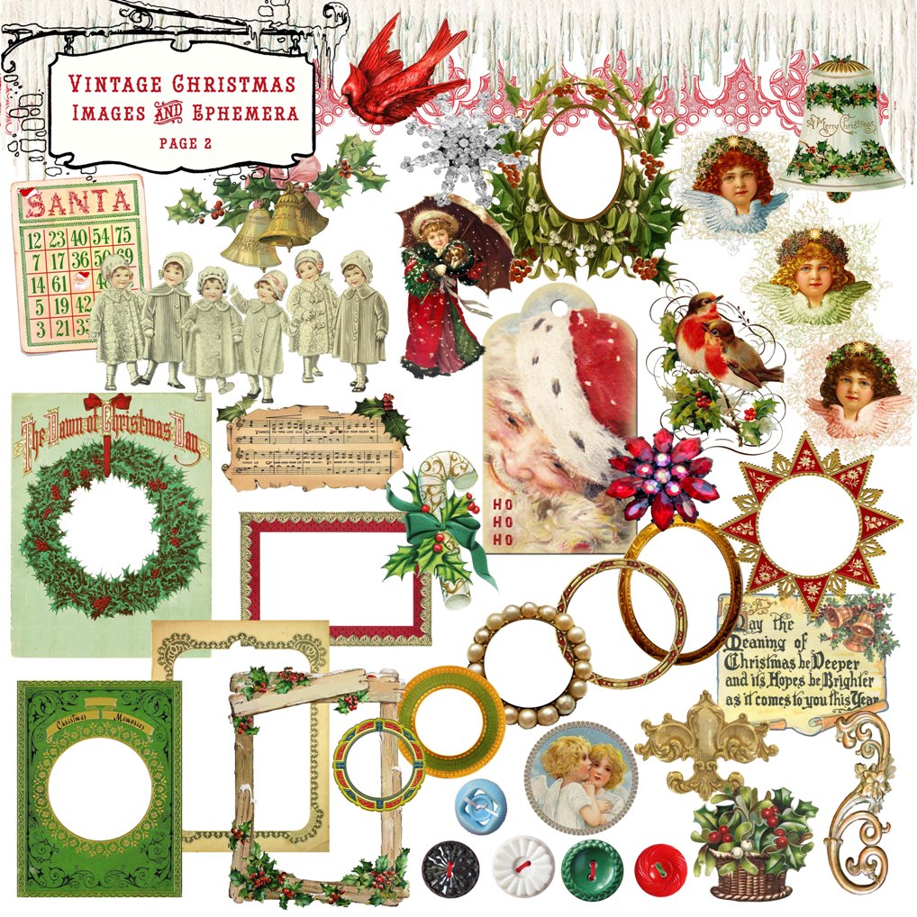 Vintage christmas journal kit & ephemera svg file Crafty Secrets Heartwarming Vintage Ideas and Tips: NEW Christmas