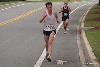 Mardi Gras 5K Trail Run champion Myles Gibson, running in the 2010 Tallahassee Turkey Trot.