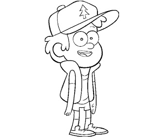 6 Dipper Pines Coloring Page