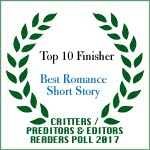2017 Top 10 Finisher Best Romance Short Story Award