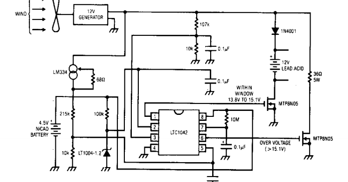Simple Wind Battery Charger Wiring Diagram Schematic