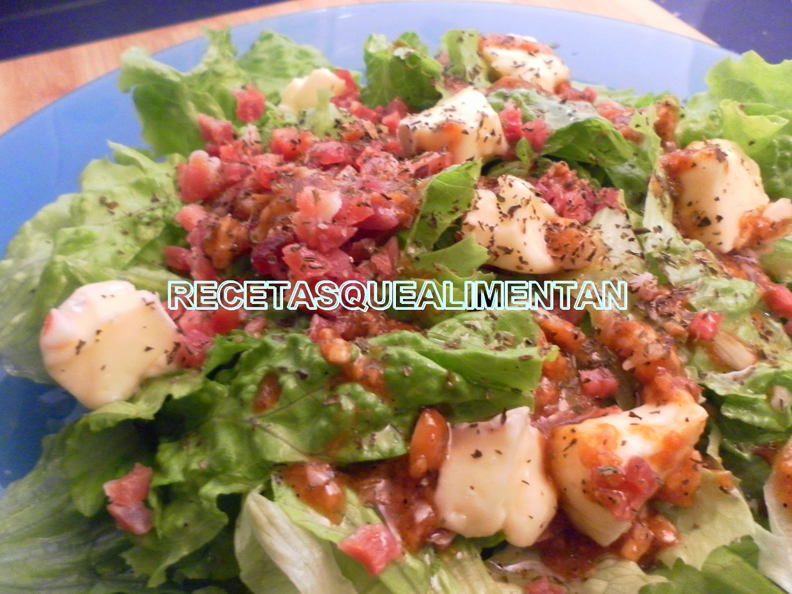 Ensalada De Jamón Y Queso Camembert
