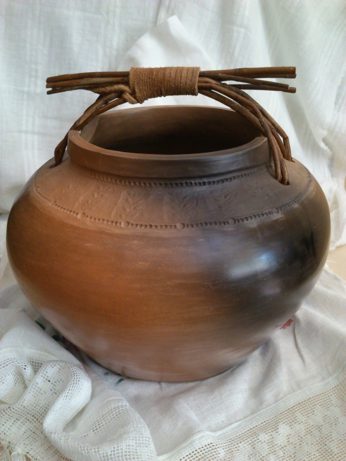 Katarina Bobic's Coiled Pottery Bisque and Smoke Firing Results