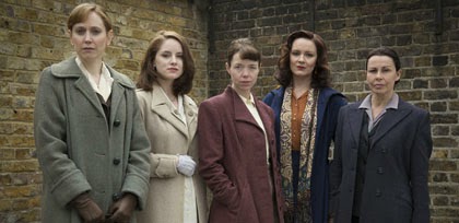 The Bletchley Circle: Hattie Morahan, Sophie Rundle, Anna Maxwell Martin, Rachael Stirling, Julie Graham