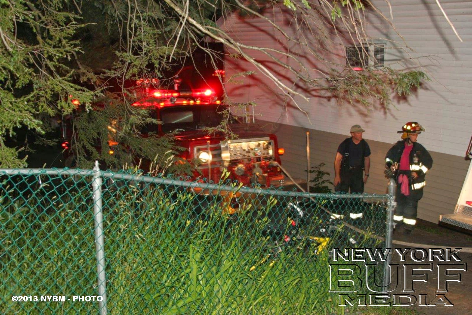New York Buff Media Fire Damages A Bungalow In Woodridge