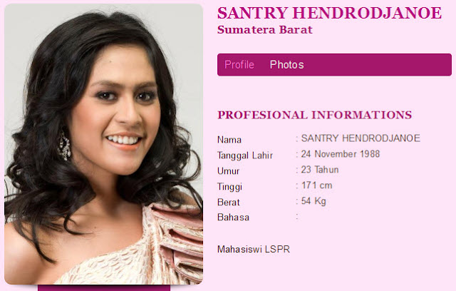 Foto 33 Finalis Miss Indonesia 2012