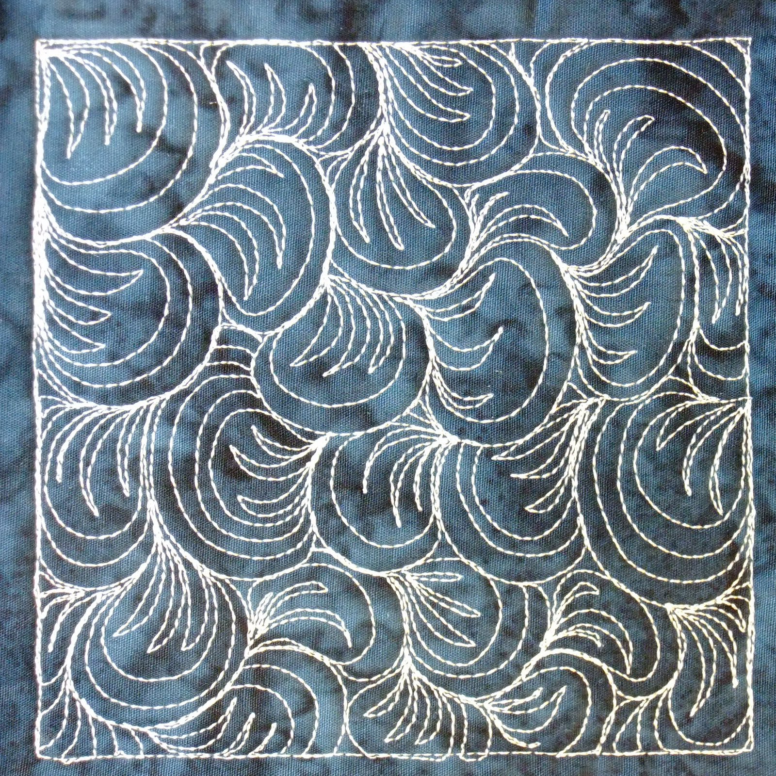 The Free Motion Quilting Project Day 335 Spike Paisley