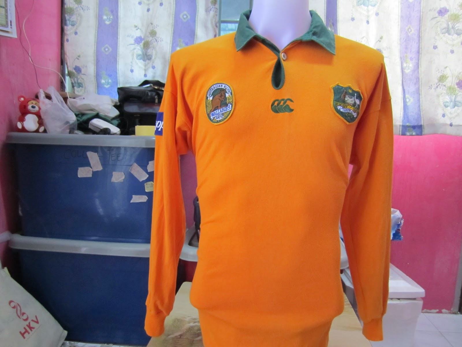 BundleWalla Vintage Australia CCC Home Rugby Jersey 1995