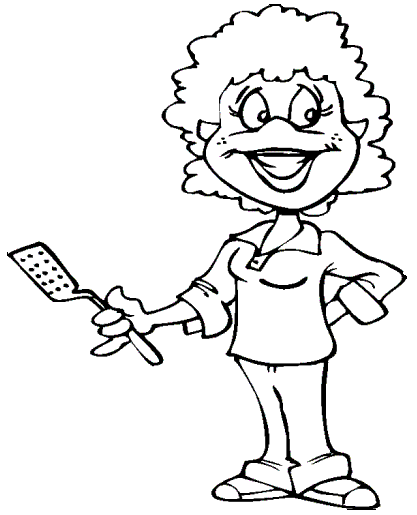 Coloring Women´s Drawing | Galerry Wallpaper