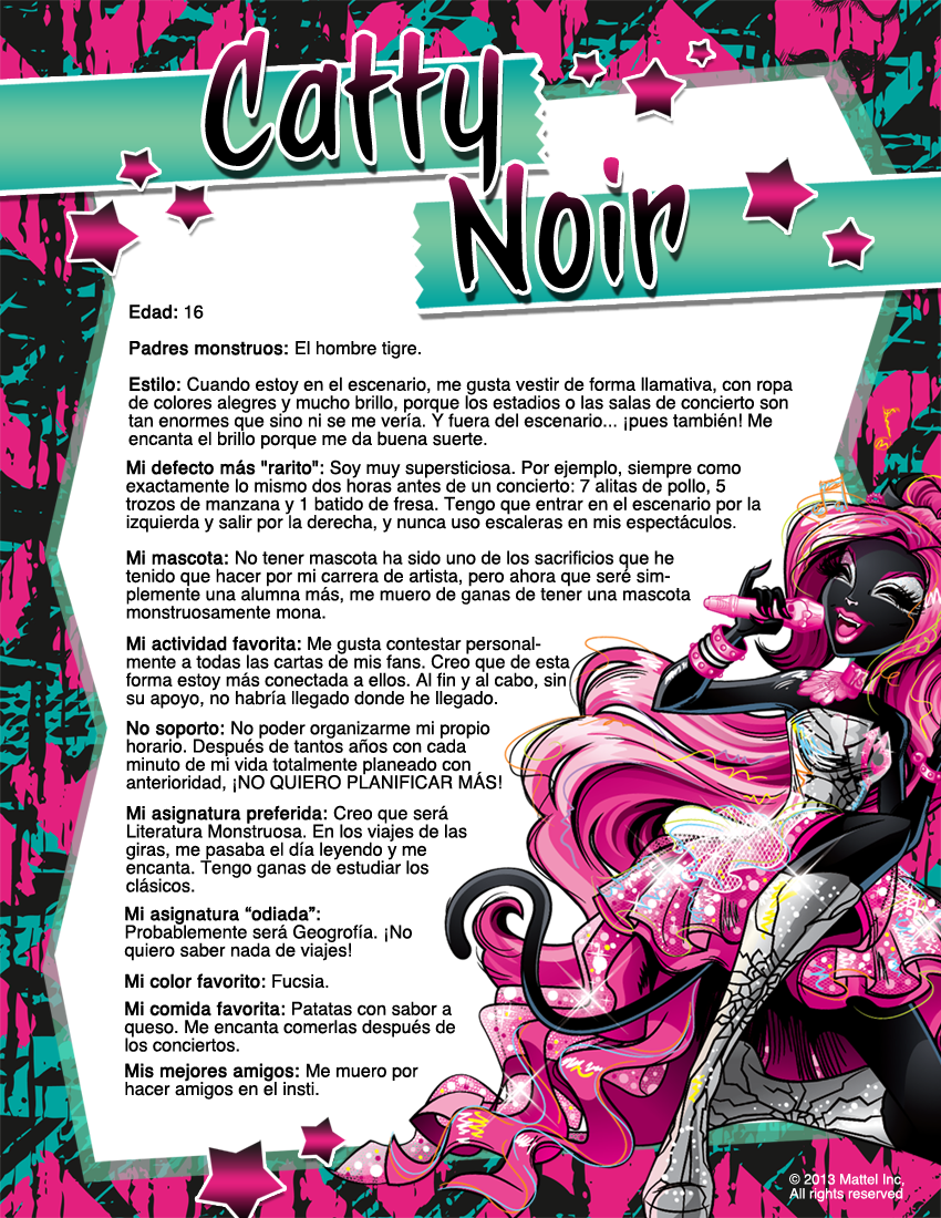 Best Doll Of 2013 Catty Noir From Monster High