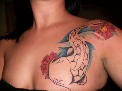 chest tattoo the girl with the dragon tattoo