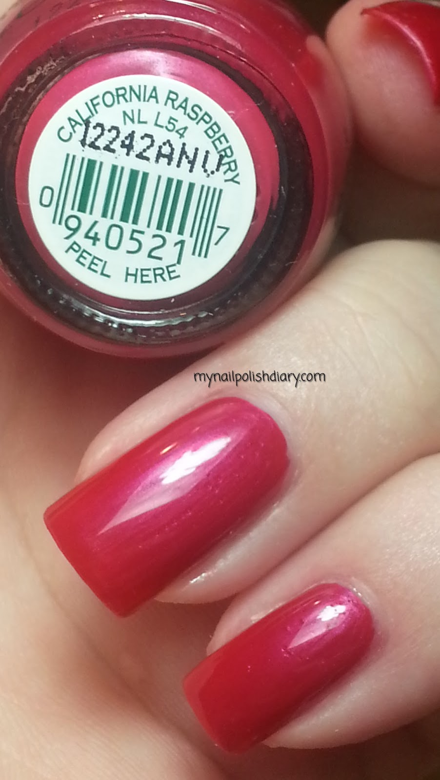 My Nail Polish Diary OPI California Raspberry