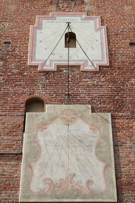 Sundial in Cherasco, Italy