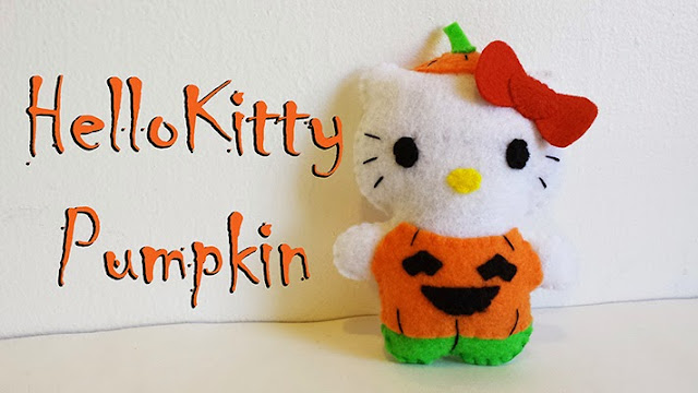How to Make a Hello Kitty Pumpkin plushie tutorial