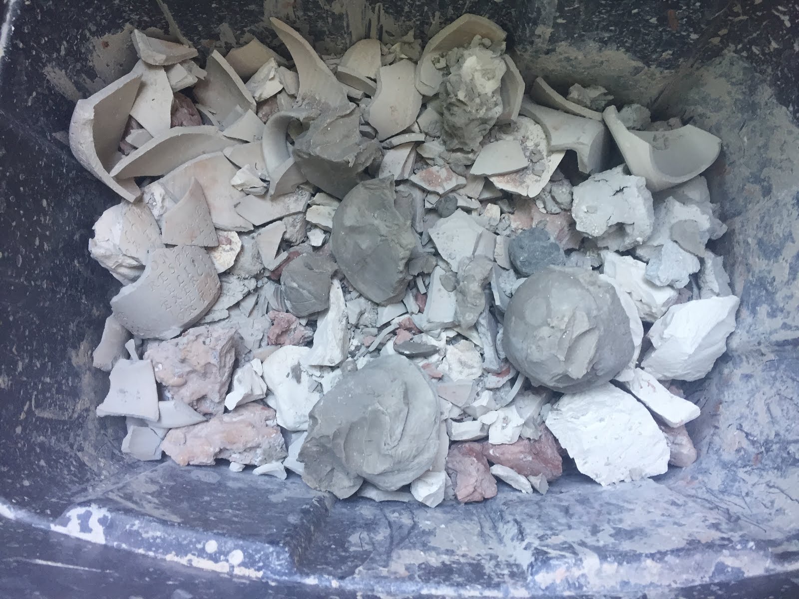 Rachel Dorn Ceramic Sculpture Recycling a Large Batch of Clay without