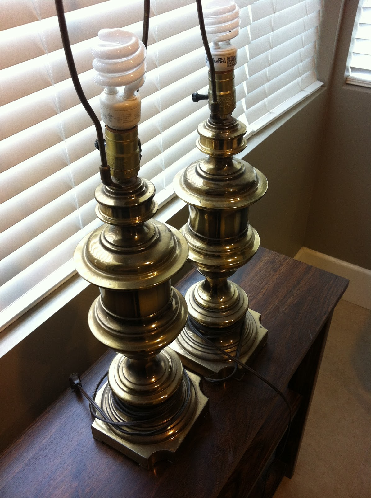 Suite Revival Brass lamp makeover.