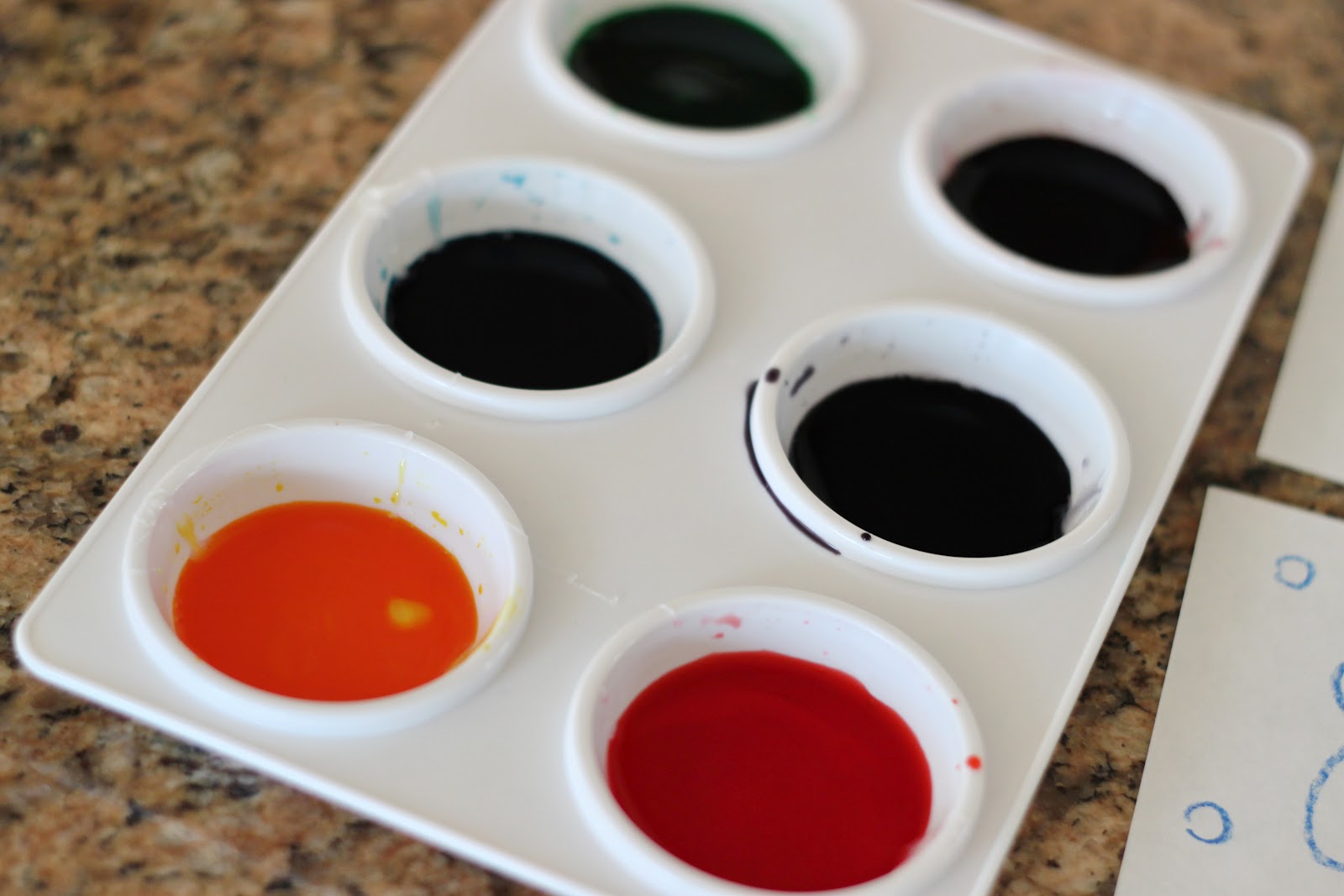 Playing House Toddler Art Painting with Corn Syrup