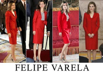 Queen Letizia Style Felipe Varela Dress