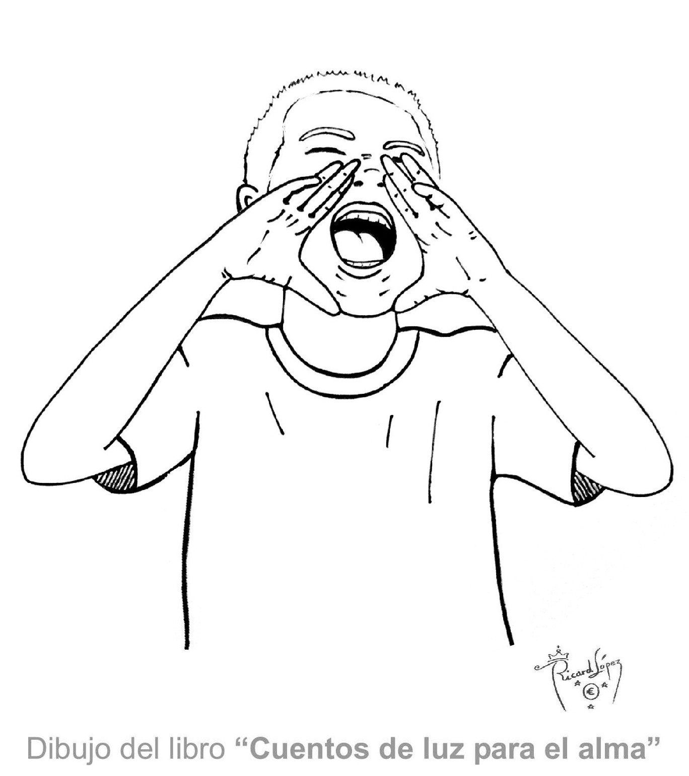 Ninos Gritando Para Colorear Imagui