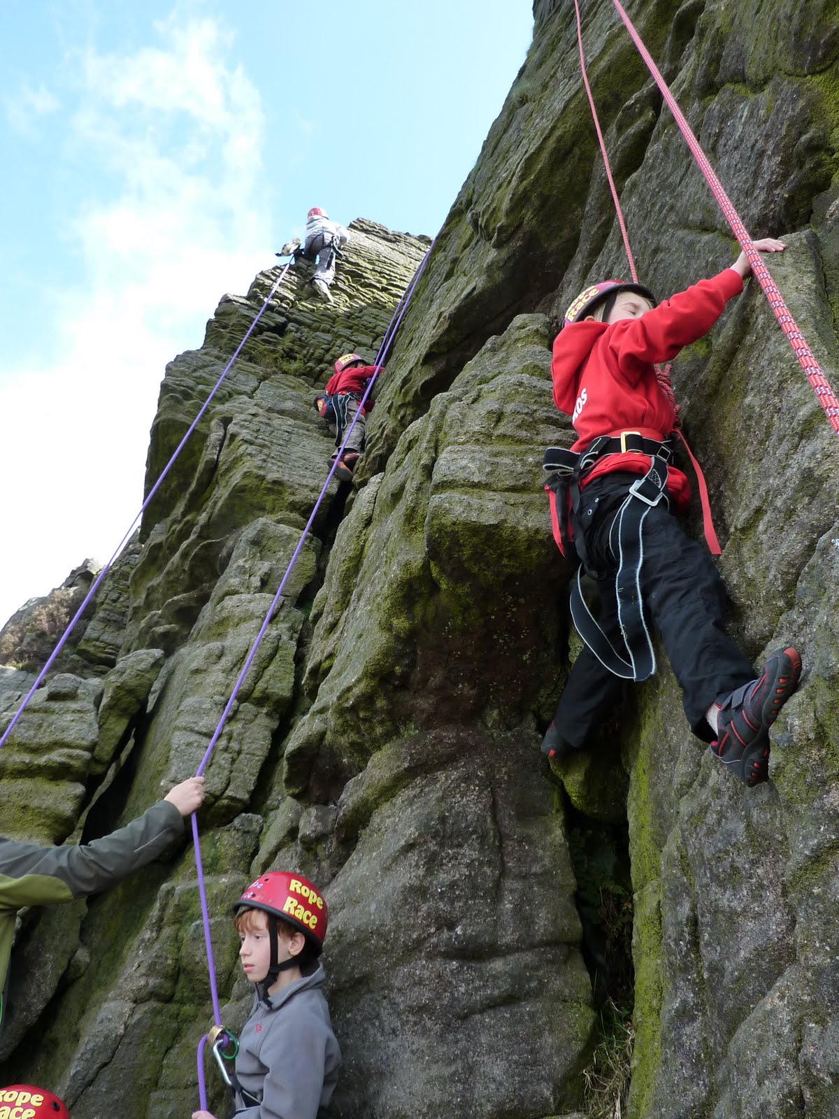 Rope Race Geckos Climbing Club