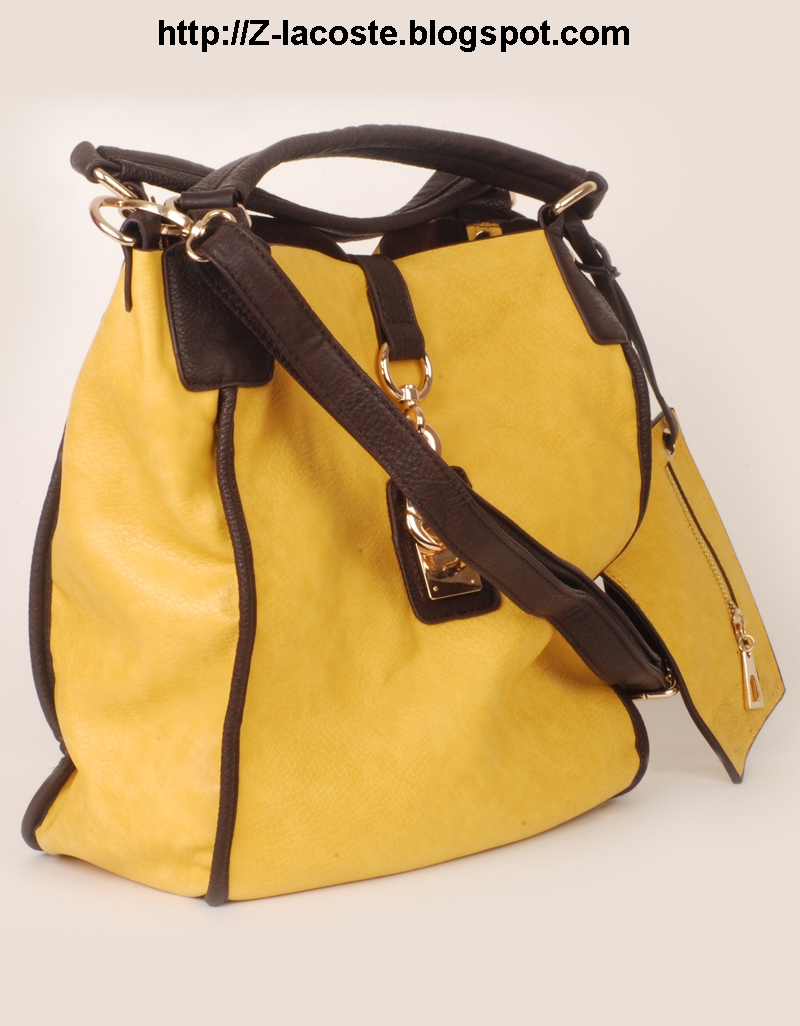 ZLacoste Beautiful Yellow Ladies Bag.