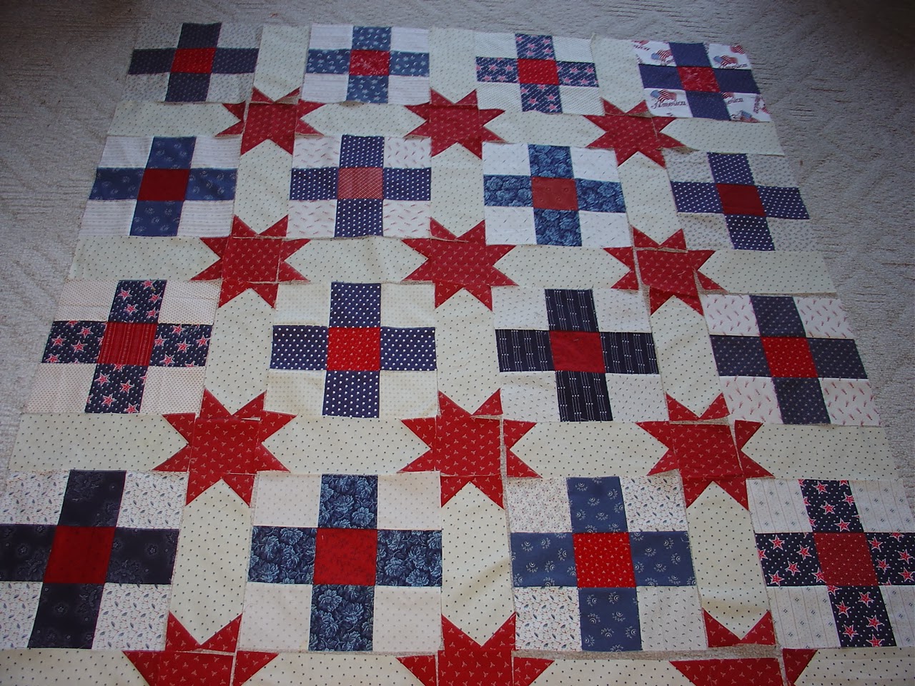 Treadlestitches Quilt of HonorFree Pattern