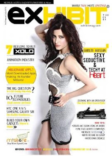 Shruti Hassan's Photo Shoot for Exhibit Magazine – July 2012