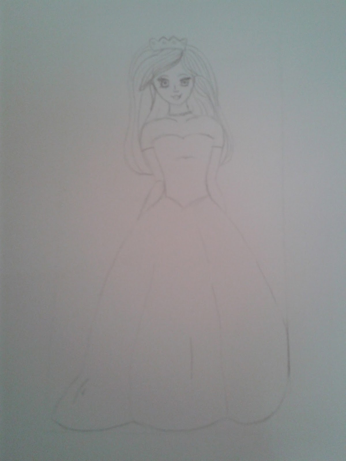 مدونة فنون الرسم أرسم بالرصاص اميرة جميلة خطوة بخطوة