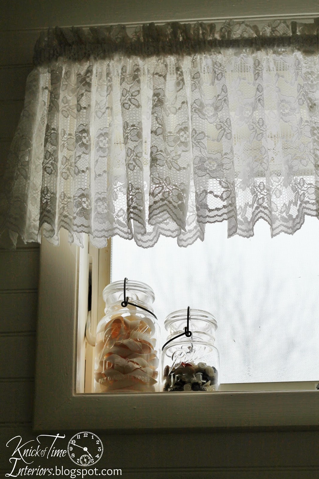 White-Lace-Curtains-Farmhouse-Window-Bathroom-Remodel-Knick of Time