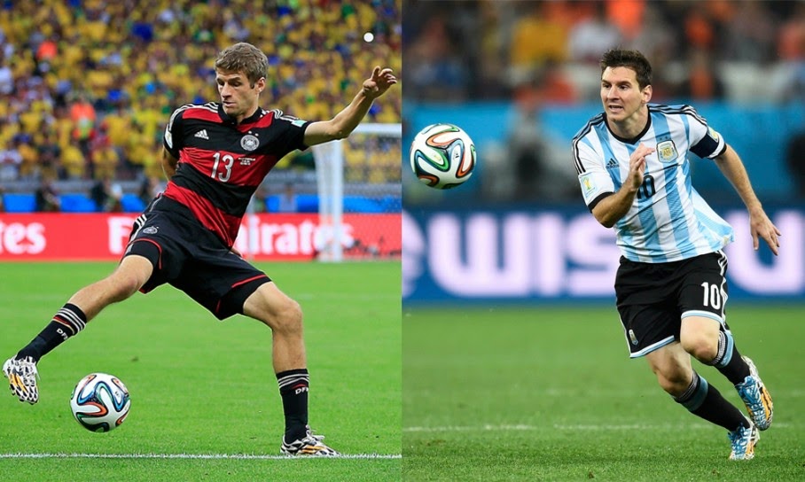 Thomas Muller Vs Lionel Messi Thomas Muller Vs Lionel Messi FIFA World cup Brazil 2014 Final Match