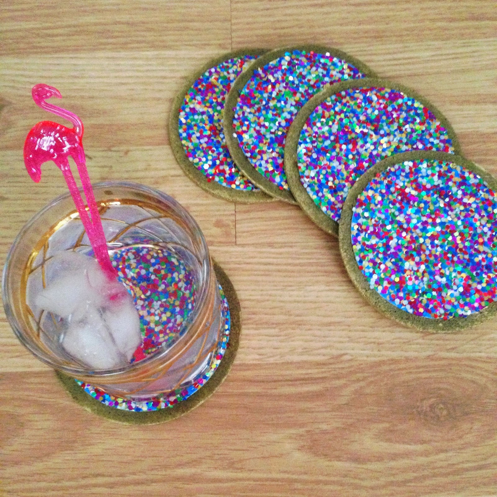 Glitter Coasters