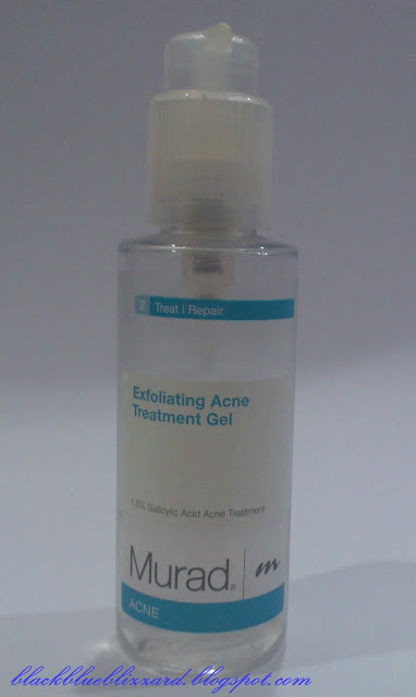 murad, exfoliating acne treatment gel, acne treatment, exfoliating