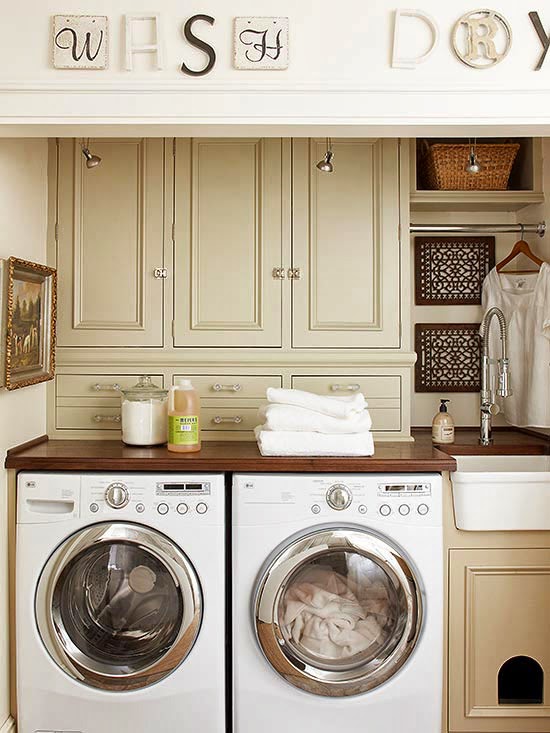 New Home Interior Design Laundry Room Storage Solutions