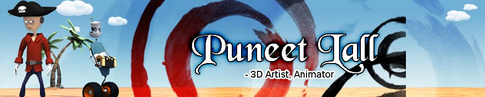 Puneet Lall : Animator, 3D Artist