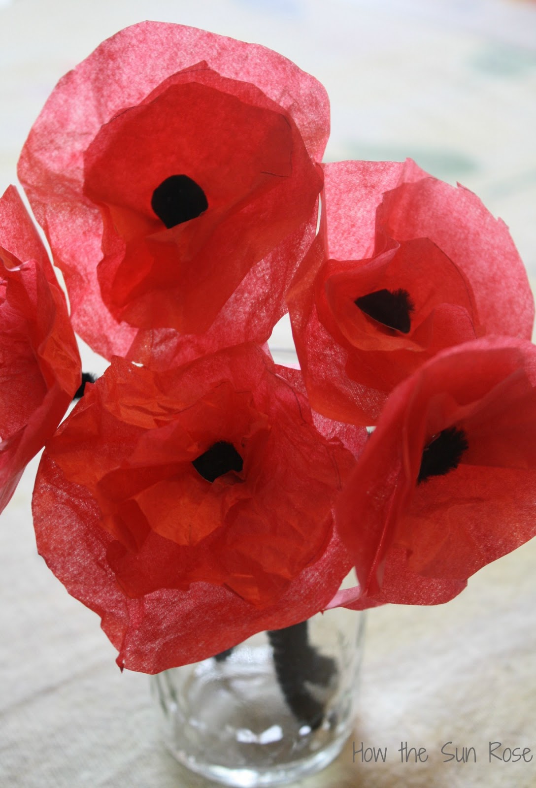 How to Make Tissue Paper Poppies: 9 Steps (with Pictures)